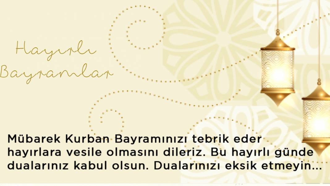 Hayırlı bayramlar! Yeni resimli Kurban Bayramı mesajları 17